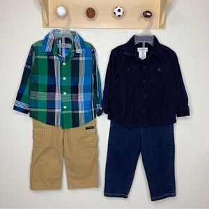 BUNDLE (4) NWOT 18 Months Baby Boy Long Sleeves and Pants